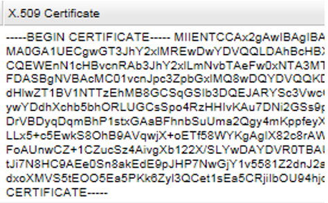 certificate certificate